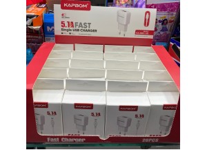 CARREGADOR IOS 5G 5.1A KAPBOM