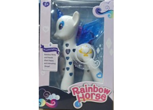 UNICORNIO COM E LUZ 15 CM