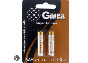 PILHA ALCALINA 3A 2 UNIDADES