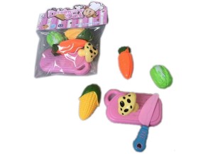 KIT COZINHA VERDURAS  C/ VELCRO 6 PCS