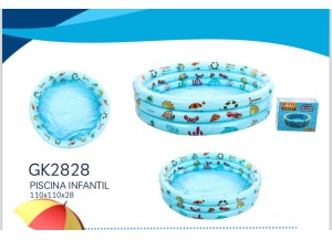 PISCINA INFLAVEL CIRCULAR INFANTIL  110X110X28CM GK2828