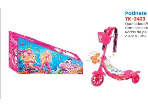 PATINETE PRINCESAS MUSICAL TK-2423